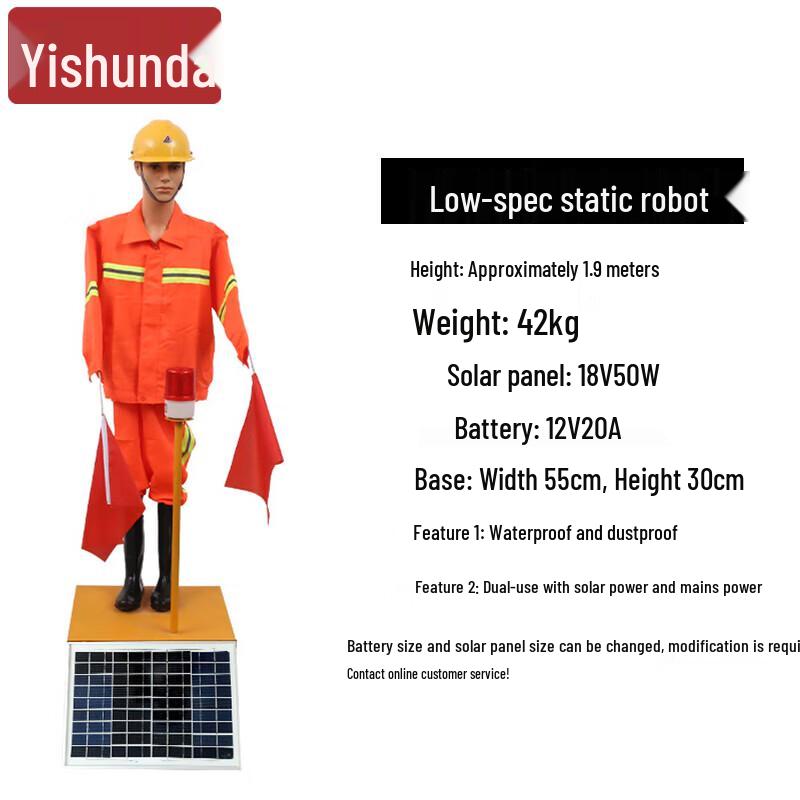 Solar-Powered Traffic Command Robot