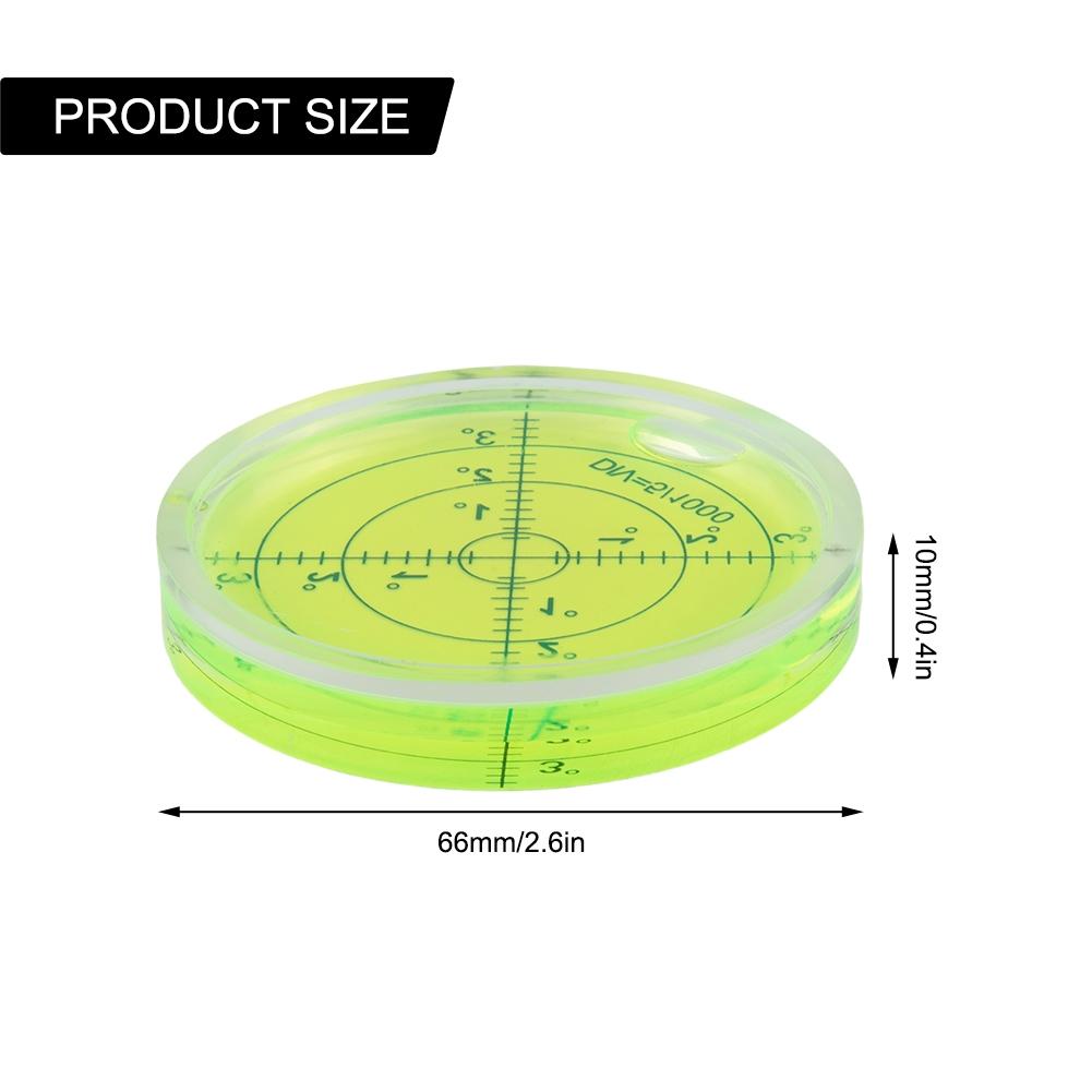 Superior PMMA Circular Bubble Level for Pool Tables and Equipment