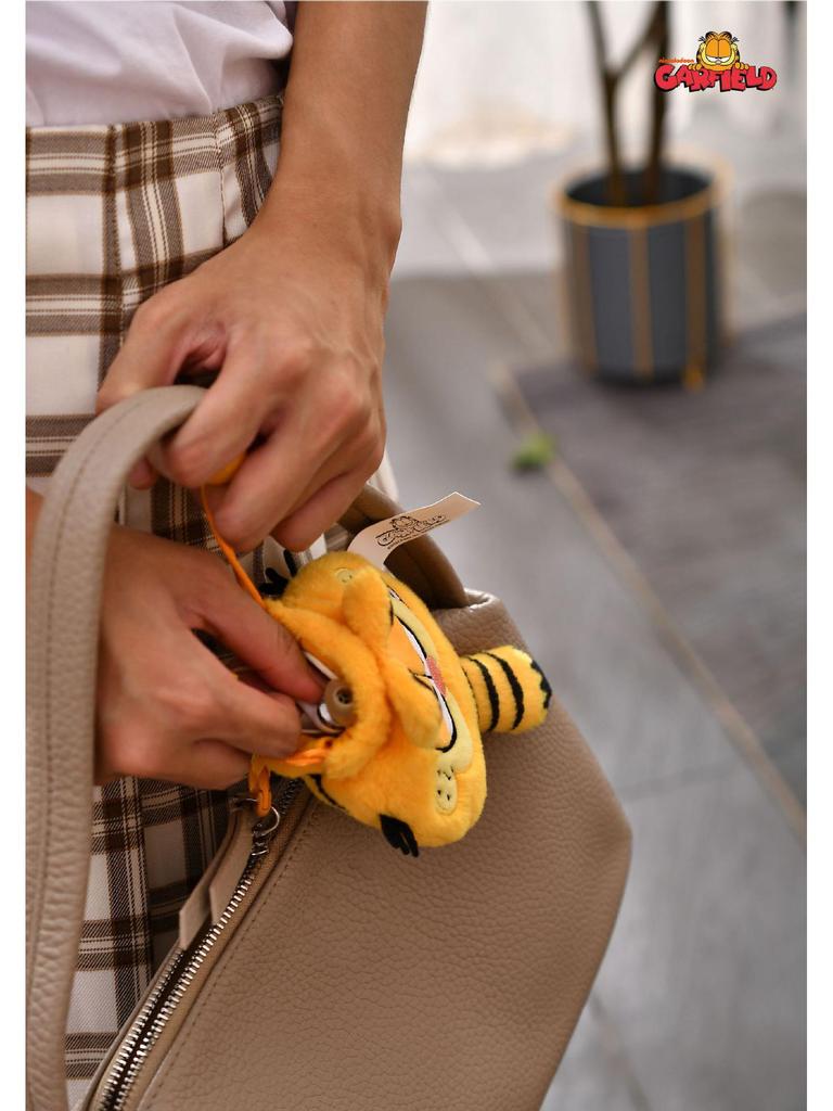 Autentická plyšová mačička Garfield - Plyšová hračka a prívesok na batoh