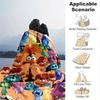 1PC Seasonal Universal Comfort Blanket - Perfect for Home Decor, Soft Flannel Throw Blanket - Versatile & Cozy for Bedroom, Living Room, Tra