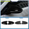 For VW Golf GTI 7 Mk7 2014-2018 Touran Car Rearview Side Mirror Cover Horn Wing Cap Exterior Door RearView Case Trim Replacement