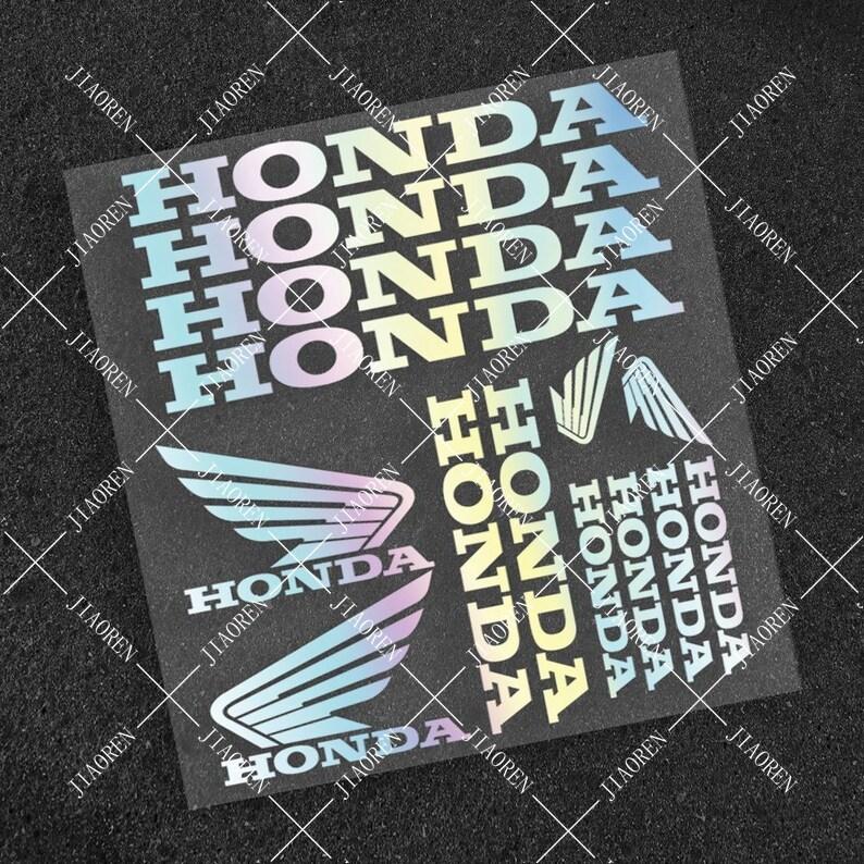 Vinyl Honda Sticker Wing Decal Motorcycle Logo Kit