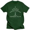 Russian Warplane Tupolev Tu-95 Bear Strategic Bomber T-Shirt Summer Cotton Men T Shirt New Streetwear Oversize tees