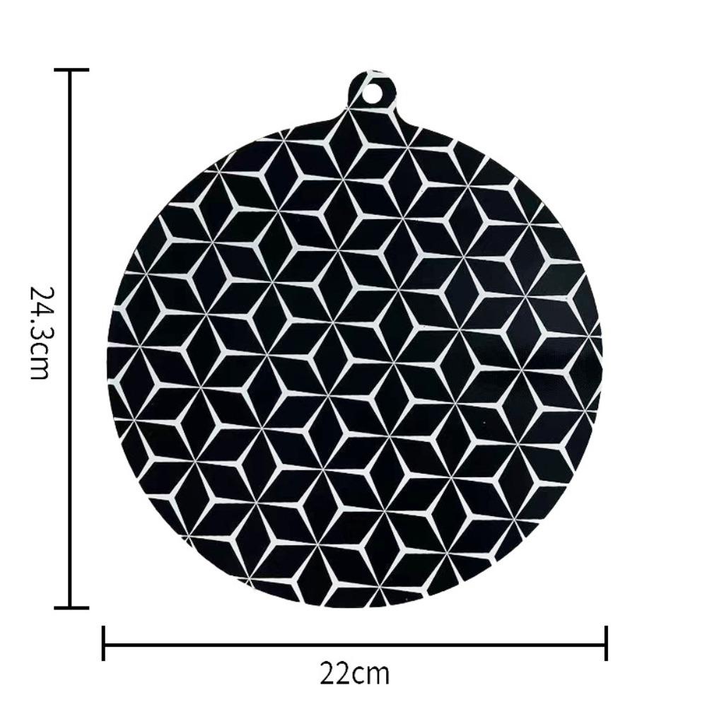 

Reusable Induction Cooktop Mats Silicone Induction Hob Cover Induction Stove Round 22cm