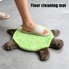 Floor Cleaning Pad Double-Sided Reusable Turtle-Shaped Mop Tile Wood Laminate Marble Floors Washable Cleaner