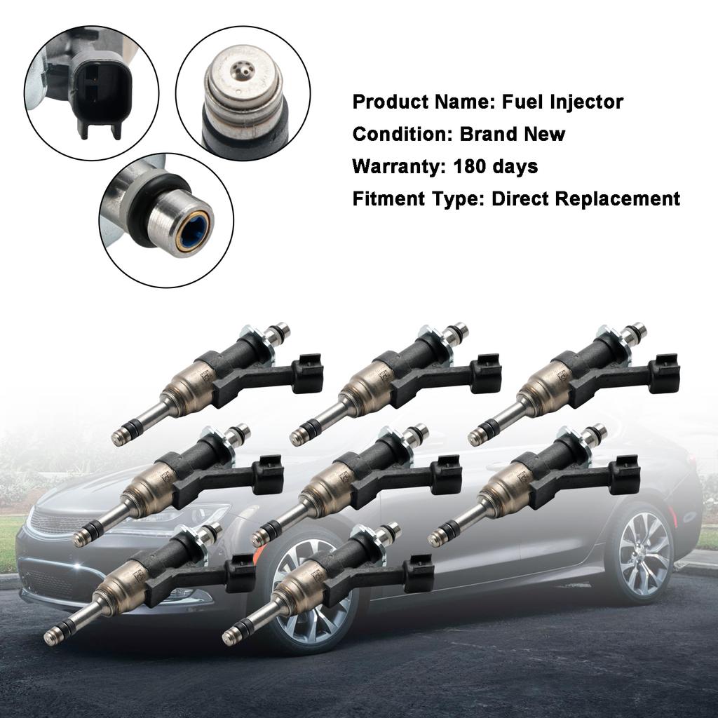 8 Stück Einspritzdüsen 12668393 Passend für Cadillac Escalade 2015-2018 Passend für Camaro 16-18