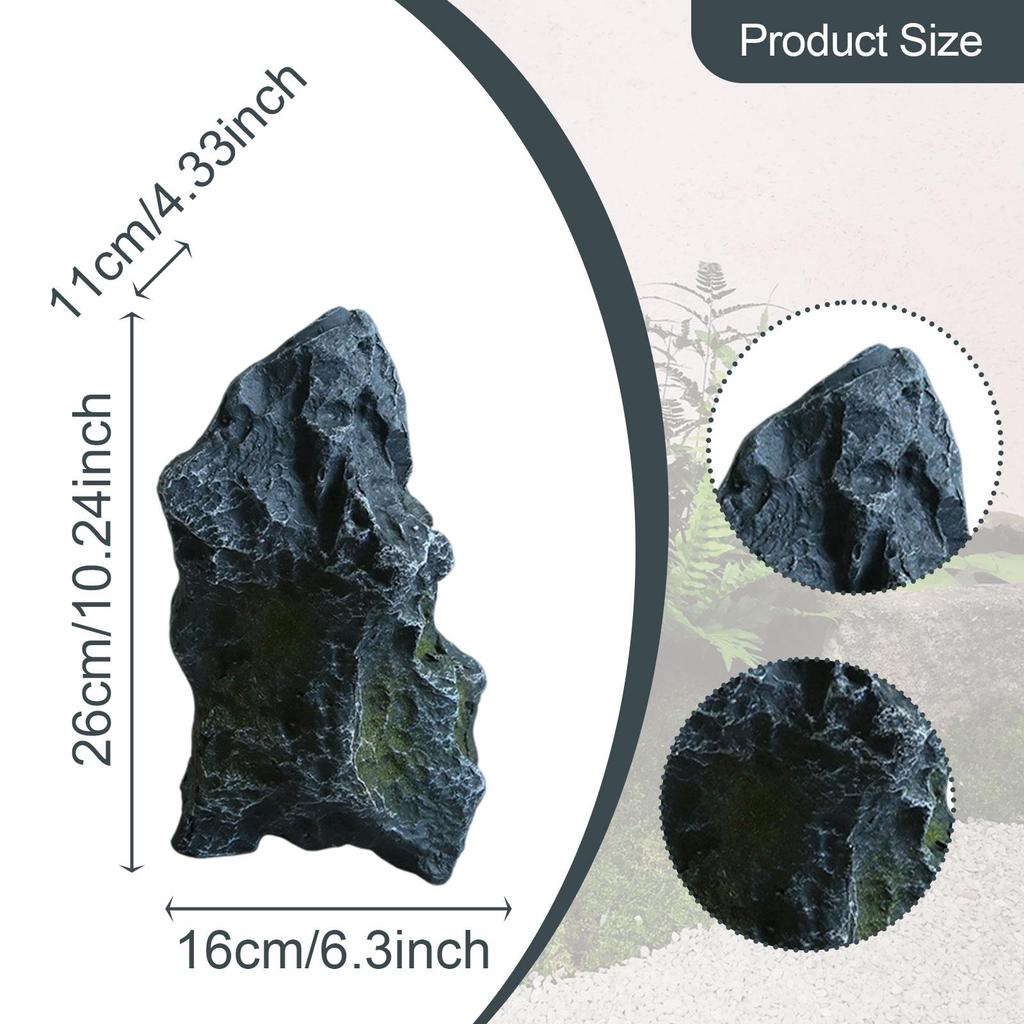 Decorative Stone Artificial Landscape Rock Sculpture Simulated Stone Realistic Model for Park Yard Outdoor Courtyard Hotels