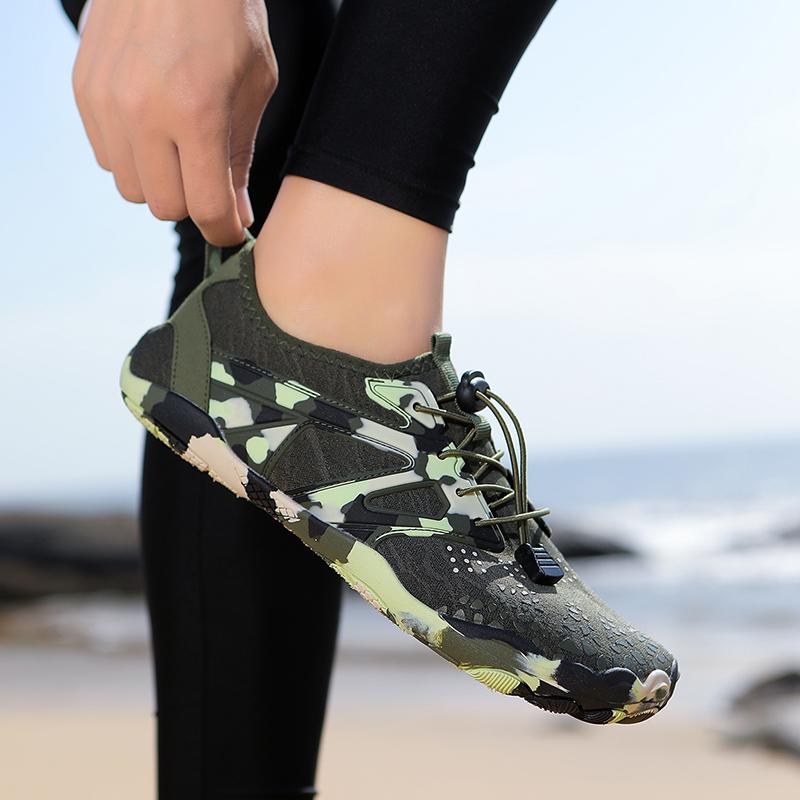 Quick Dry Beach Aqua Sneakers Men Women Breathable Lightweight Water Sports Shoes Non-slip for Outdoor Wading Surfing Diving