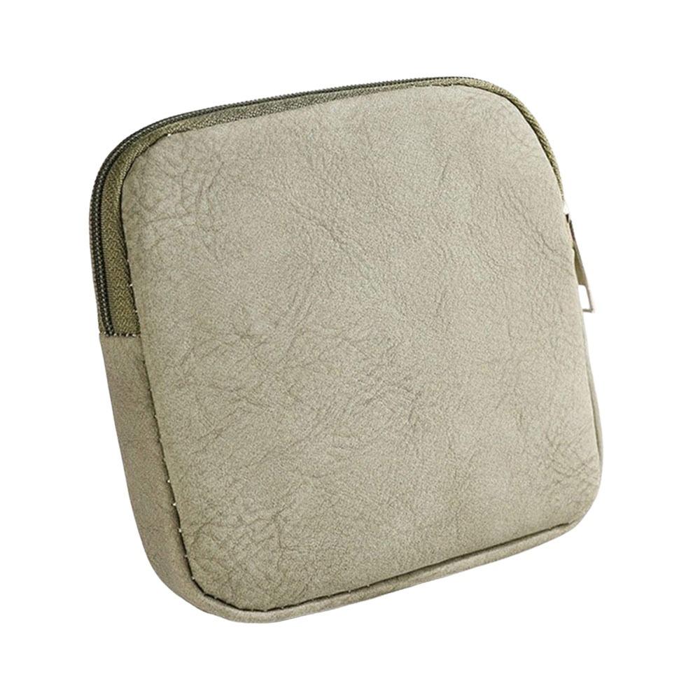 

Large Capacity Sanitary Pads Bag Portable Makeup Bags New Sanitary Napkin Storage Bags Daily Carry зелений