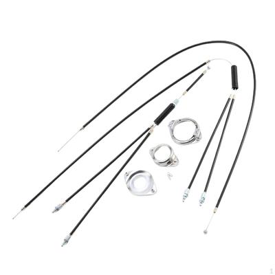Premium Bike Gyro Brake Cables Front + Rear (Upper Lower) Spinner Rotor Set BMX Detangler Bicycle
