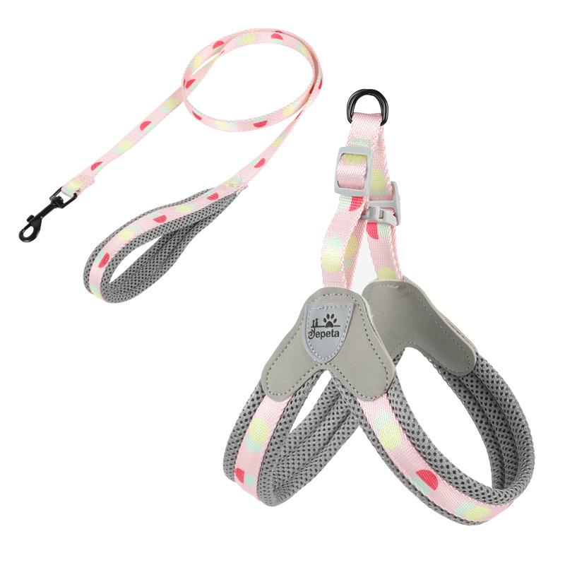 New leash pet leash dog leash vest type dog chest strap walking dog pet supplies