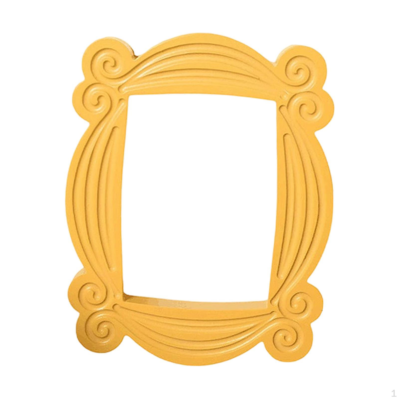

Peephole Frame Wooden Craft Stylish Photo Friends TV Show Door Decor for Home Living Room