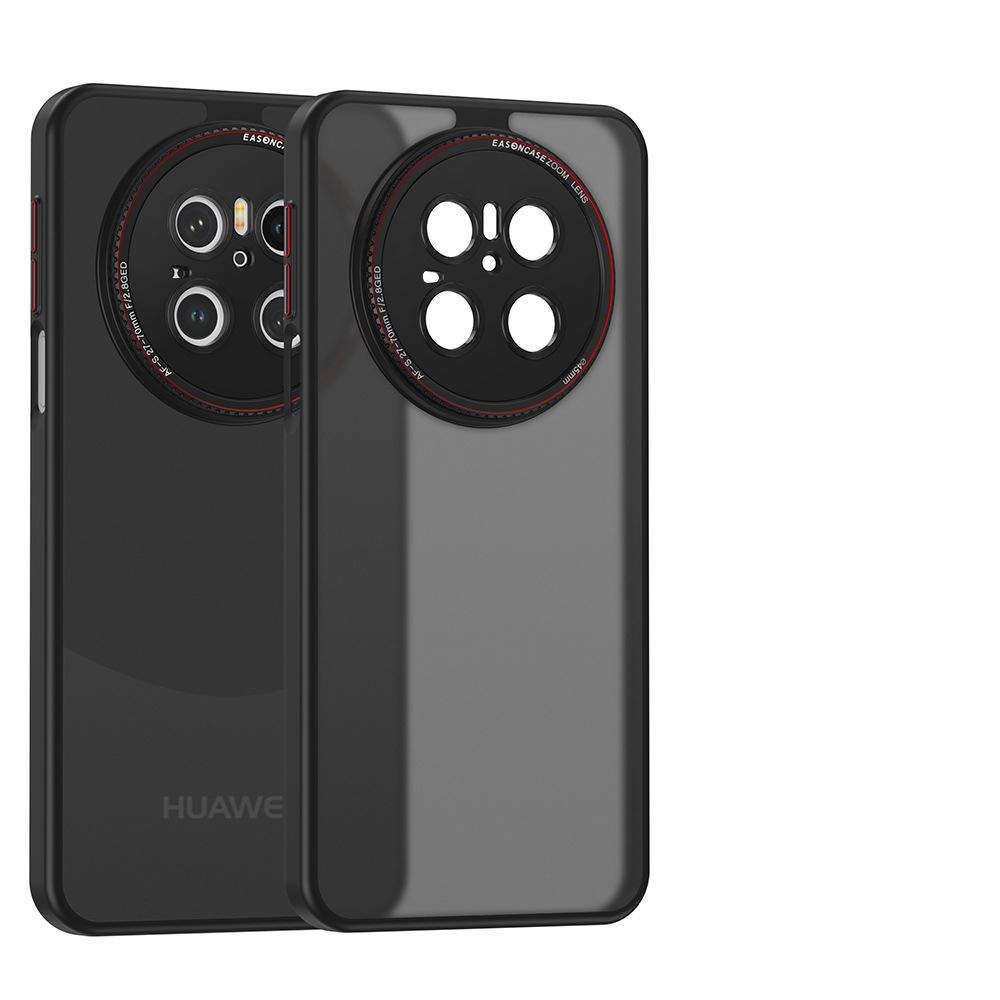 Чехол для Huawei Mate 40 50 Pro RS, противоударный, матовый полупрозрачный, защищающий от отпечатков пальцев, приятный для кожи, с держателем, чехол-обложка Pc + tpu&Huawei Mate 50 RS Porsche Design