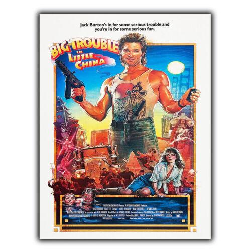 BIG TROUBLE IN LITTLE CHINA A METAL SIGN PLAQUE Retro Film Movie Advert posterAluminum 20x30cm(7.8x11.8inch)
