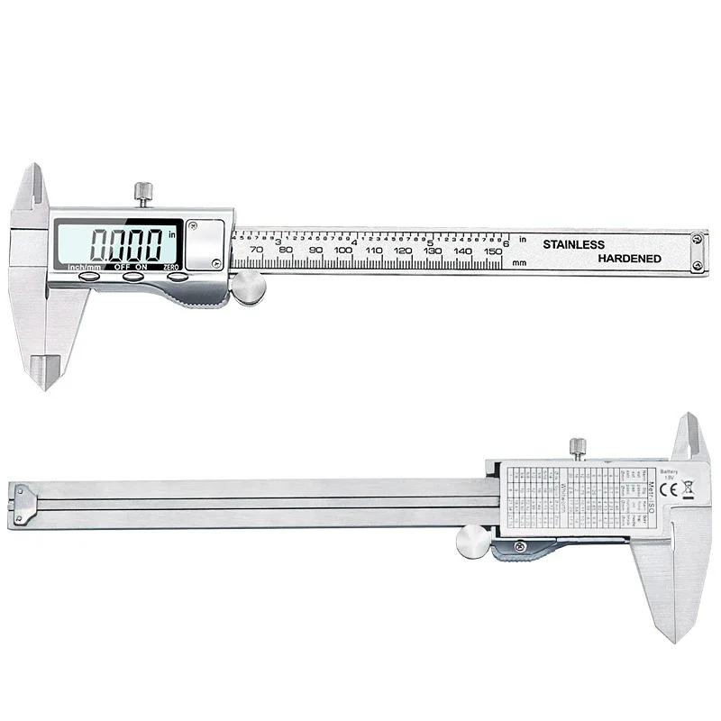 Stainless Steel Electronic Digital Vernier Caliper Metal Micrometer Measuring TON09 6-Inch 150mm