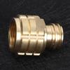 CO2 Cylinder Refill Adapter Female Thread G1/2 To Male Thread TR21-4 for SodaStream Soda Club(Gold )