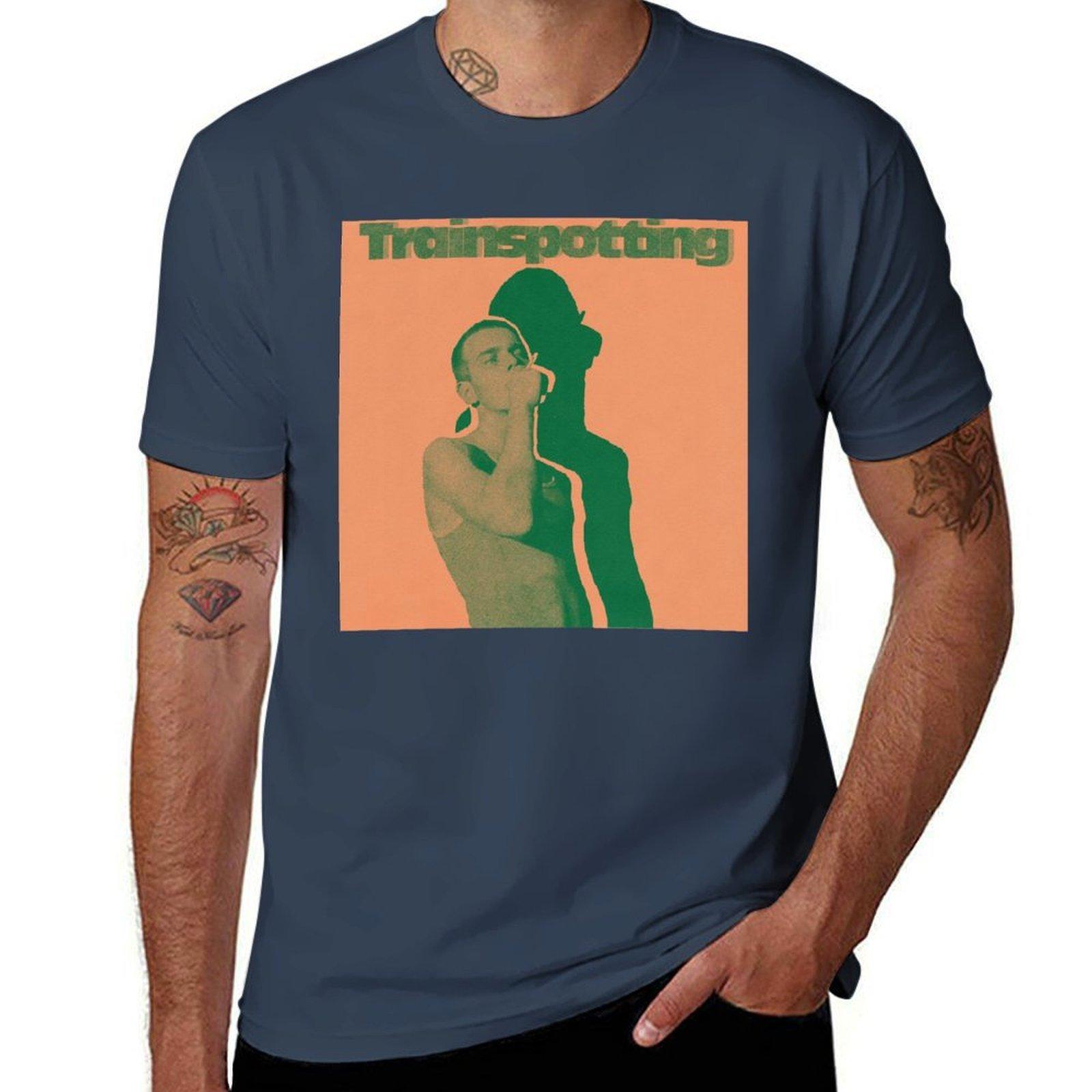 Trainspotting Halftone TShirt Plus Size Summer Short Sleeve TShirt S