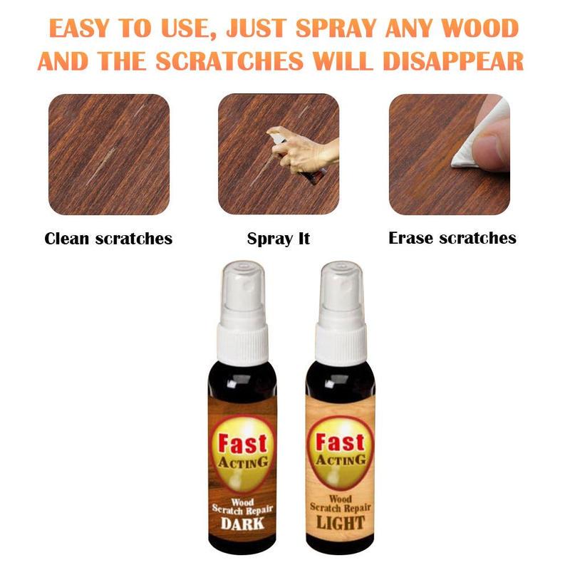 Buy 2pcs/set Wood Clear Floor Scratch Repair Kit Origina Repair Remover