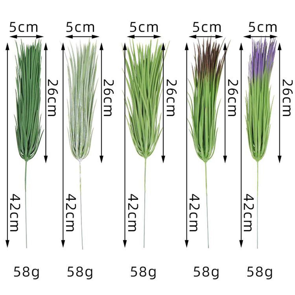 Composizione Floreale Parete Vegetale Erba Orchidea Simulata
