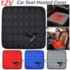 12V Car Seat Heated Cover Electric Heating Pad Front Seat Cushion Adjustable Temperature Universal Winter Car Seat Covers Warmer