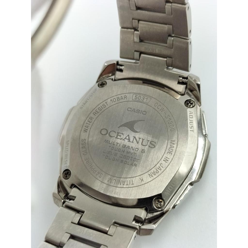 Used CASIO OCEANUS OCW-S1300P Quartz Analog Watch