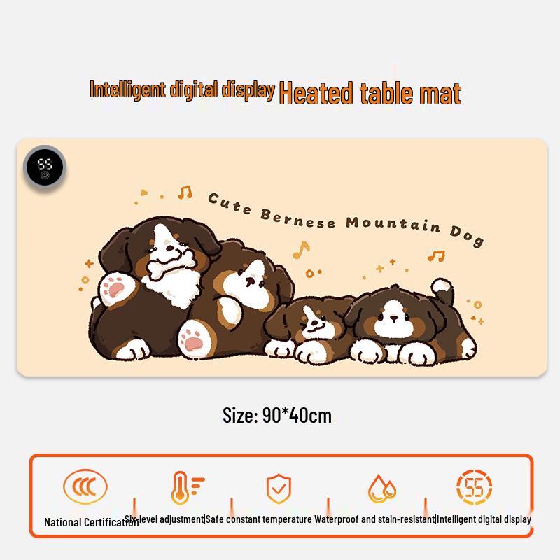 Electric Heating Desk Pad - Warm Mouse Pad for Office & Student Use