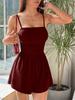 Summer Spaghetti Strap Backless Bandeau Jumpsuit - Women's New Style