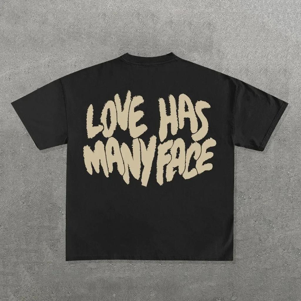 2026 Summer Streetwear Y2k T Shirt Unisexs Harajuku Hip Hop Graphic Print Casual Round Neck Tshirt Gothic Short Sleeve Unisex