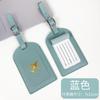 Imitation leather bronzing aircraft with signature paper pu leather passport jacket travel passport cover luggage tag set