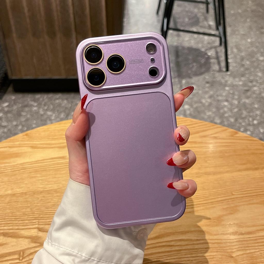 AG Frosted Solid Color Window Case for iPhone 17 Pro Max/16