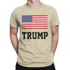 T-shirt da uomo Donald Trump Bandiera Americana Presidente Pazzo Puro Cotone Maglietta Manica Corta T-shirt Girocollo Abbigliamento Nuovo