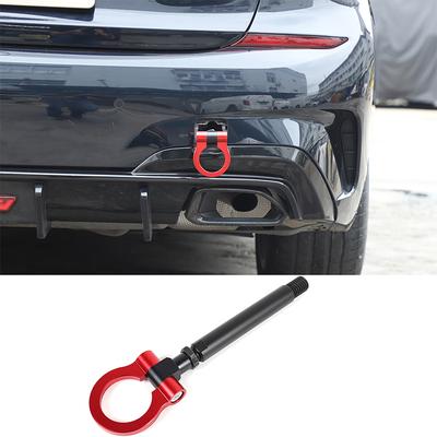Crochet de remorquage avant arrière Anneau de remorquage Garniture de crochet de remorquage de pare-chocs Pour BMW Série 3 G20 2020-2026 Alliage d'aluminium Accessoires de voiture
