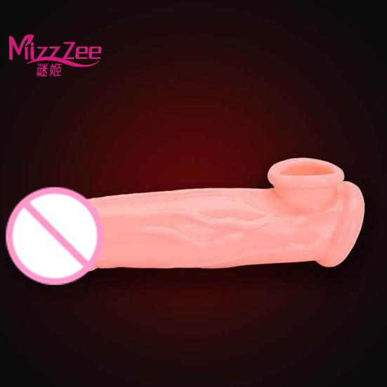 Mizz Zee Adult Sex Care Male Penis Ejaculation Extension Delay Sleeve Condom Cock