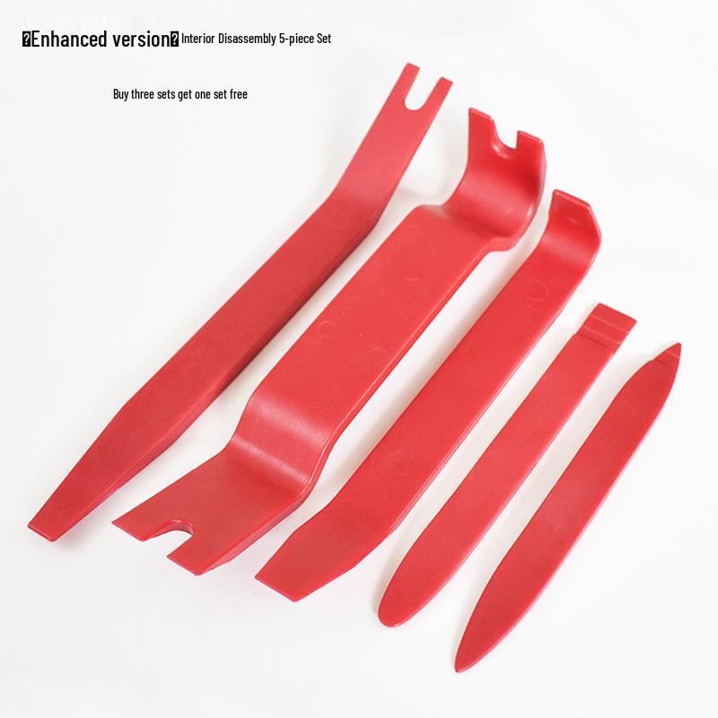 Nerezová sada páčidel a nástrojů pro demontáž čalounění interiéru automobilu