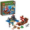 LEGO Minecraft dobrodružství pirátské lodi 21152 Block Toy Boy