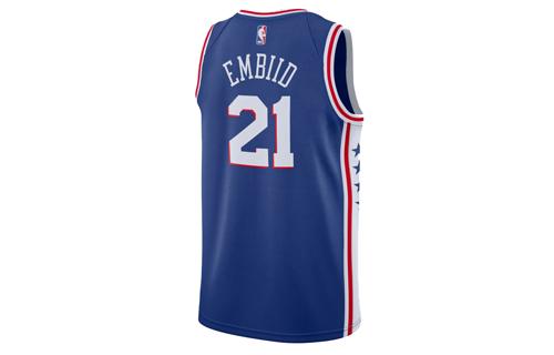 Nike Joel Embiid Philadelphia 76ers 2023/24 Icon Edition Jersey Nike Nba Swingman per Ragazzi 864501-497