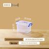 Extra Large Transparent Plastic Storage Box with Wheels for Clothes and Quilts