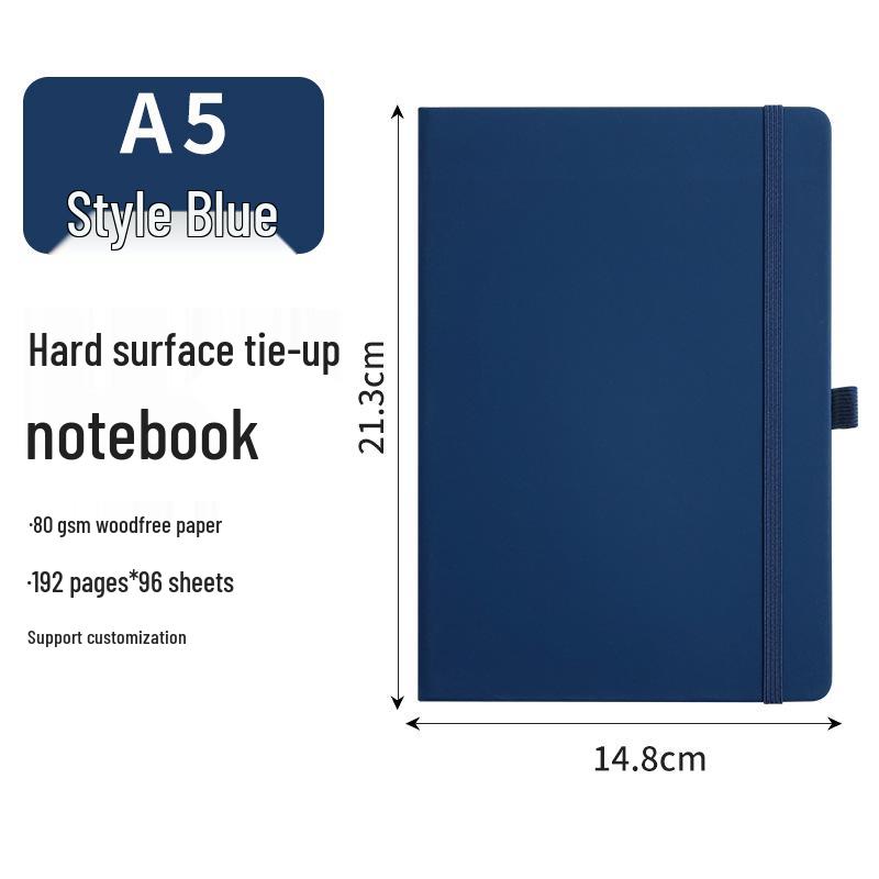 Hochwertiges A5-Tagebuch mit Spiralbindung: Personalisierbares PU-Leder-Notizbuch mit dicken Seiten