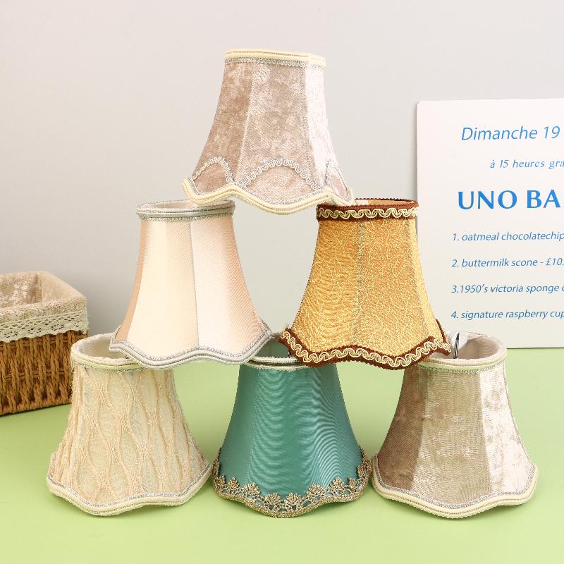 1 Piece Home Lighting Accessories Fabric Lampshade Simple Chandelier Lampshade Shell Cover Diy Decoration