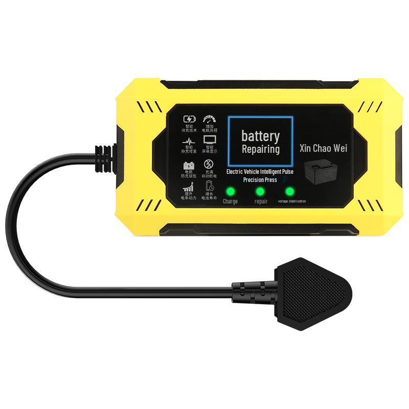 Smart Pulse Voltage Stabilizer for Electric Vehicles - One-Key Battery Repair & Auto Power-Off Protection
