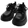 Zara Pu Lace-Up Retro Multi-Strap Thick Sole Casual Shoes Men Casual Shoes Black 2412620800