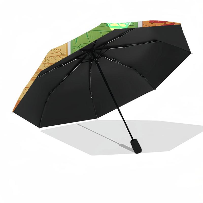 Mafalda's Umbrella: Automatic Opening & Closing, Foldable Design, 8-Rib Iron Frame, Outdoor Use, Perfect Gift for Fans and Travelers0104151a
