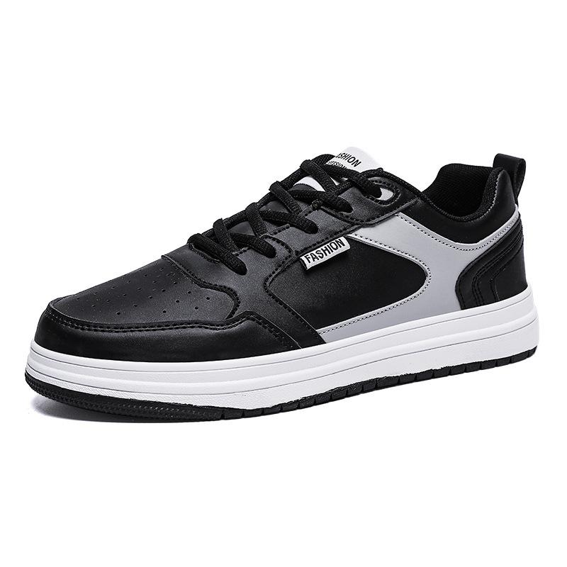 Large board shoes youth sports low-top sports shoes trendy leather casual men's shoes
