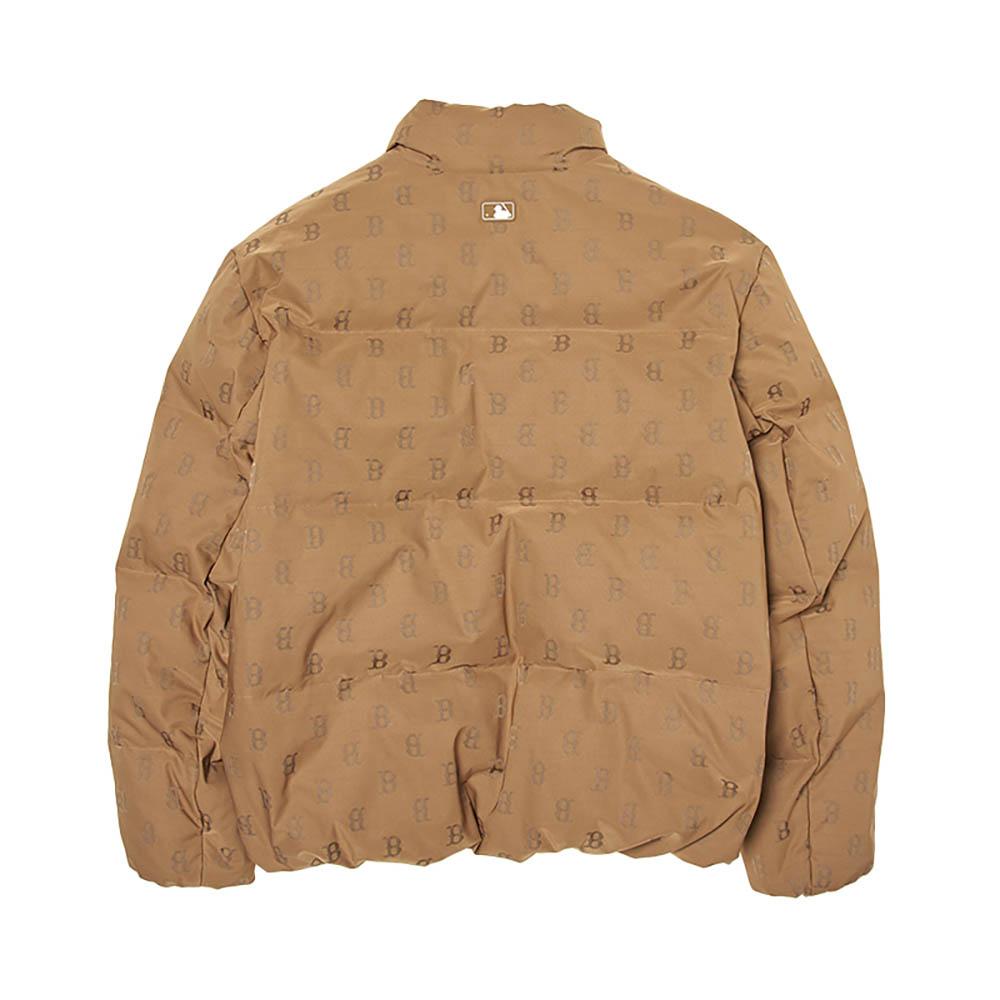 New MLB MONOGRAM Series Boston Red Sox AW24 Down Jacket Unisex Dark Camel 3ADJM0346-43CAD