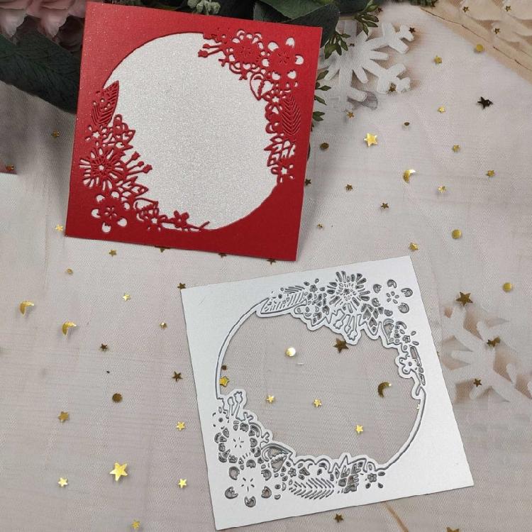 Ramka zaproszenia Metalowe wykrojniki Kartka Wytłaczanie DIY Szablon albumu fotograficznego Forma