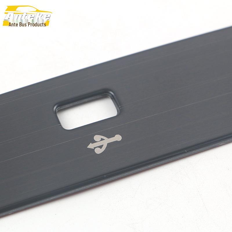 USB Panel Sequins for 2021 Kwr Driving Row & Center Console Charging Port Interface Modification