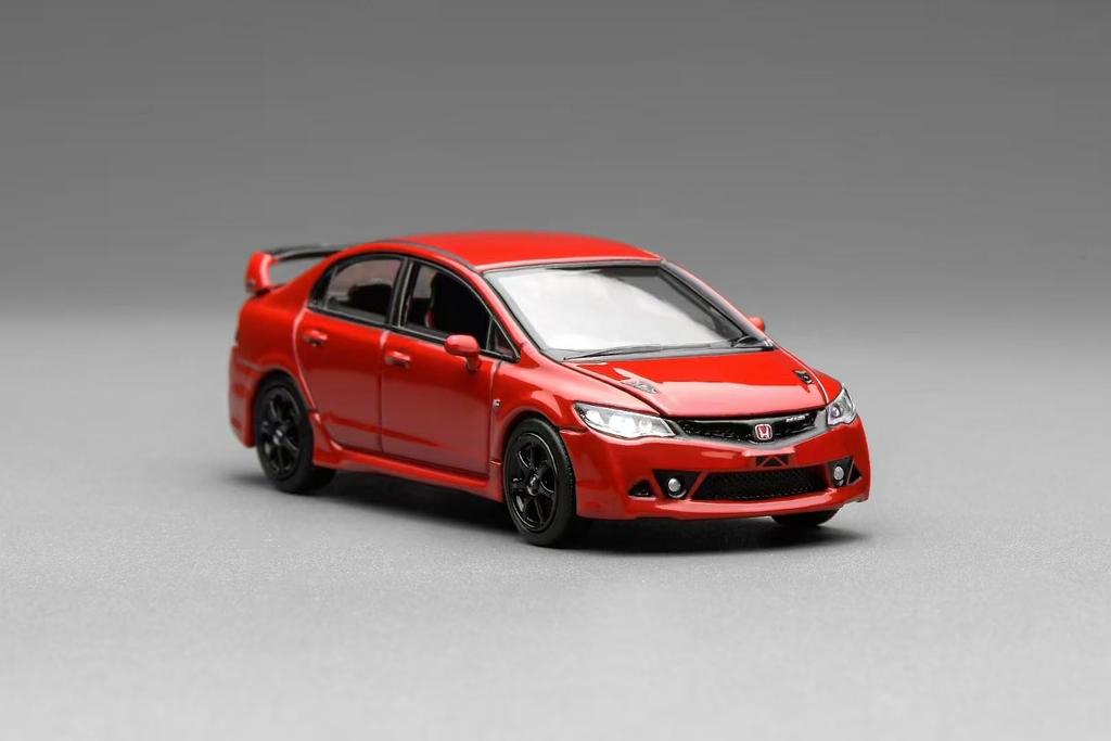 FREESTYLE MOTORHELIX Scale Honda Civic Mugen RR Red Finished Model M65410 1/64 (FD2)