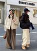 Hooded thickened warm white duck down jacket women's winter new loose temperament versatile