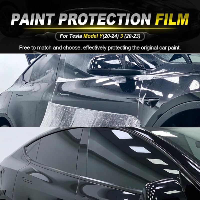 Tesla Cybertruck TPU Protective Film: Full Car Paint Mask Cover