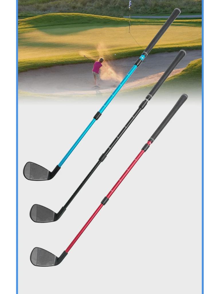 Telescopic Three-Section Golf Chipping Club for Indoor and Outdoor Practice